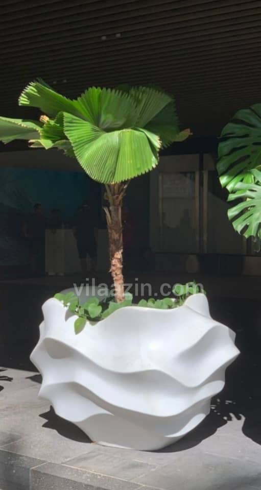 گلدان فایبرگلاس ارتفاع 65  ( کد 935)